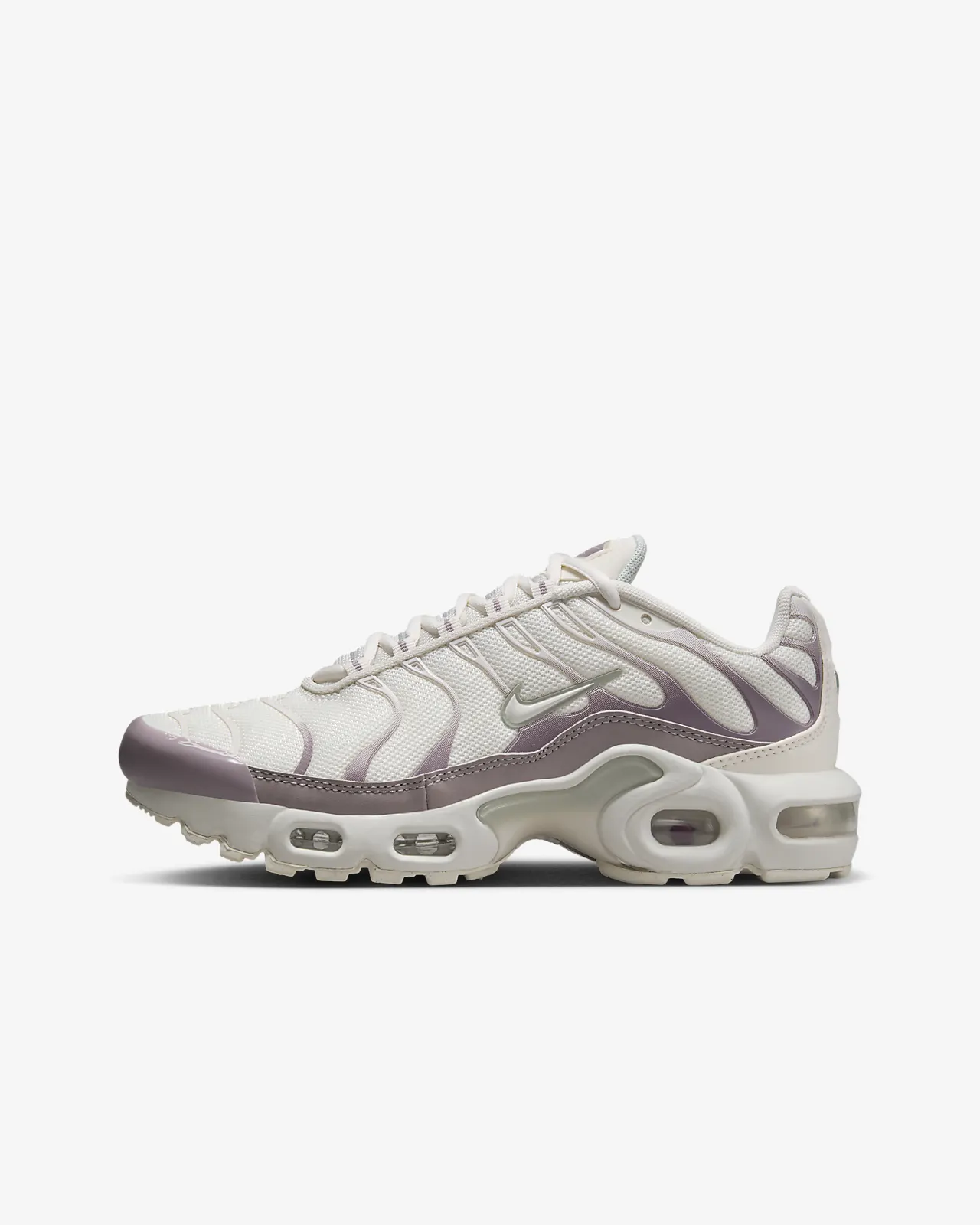 Tênis NK Air Max Plus Off White com Lilás