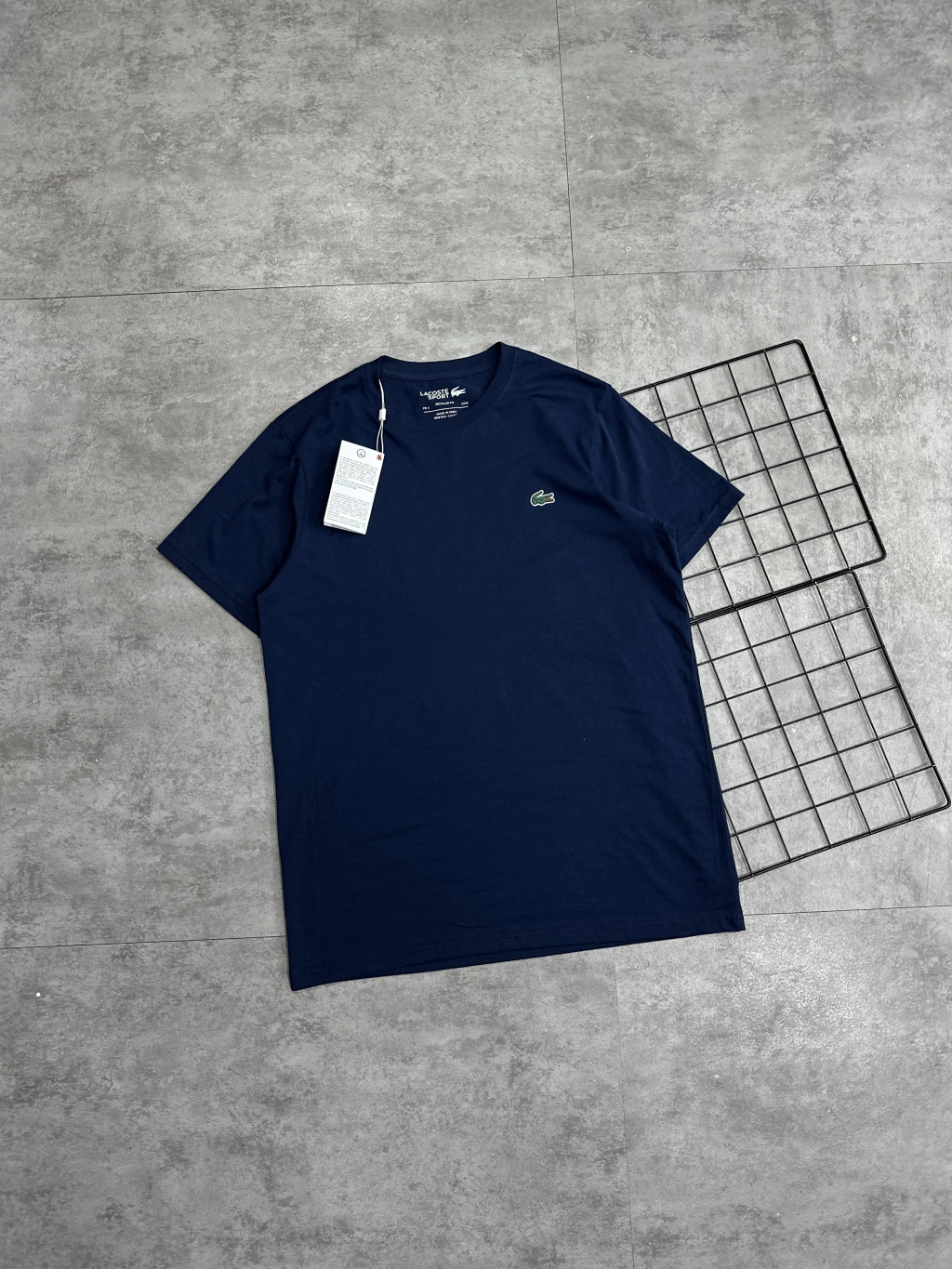 Camiseta Lacoste Sport Marinho Raquete
