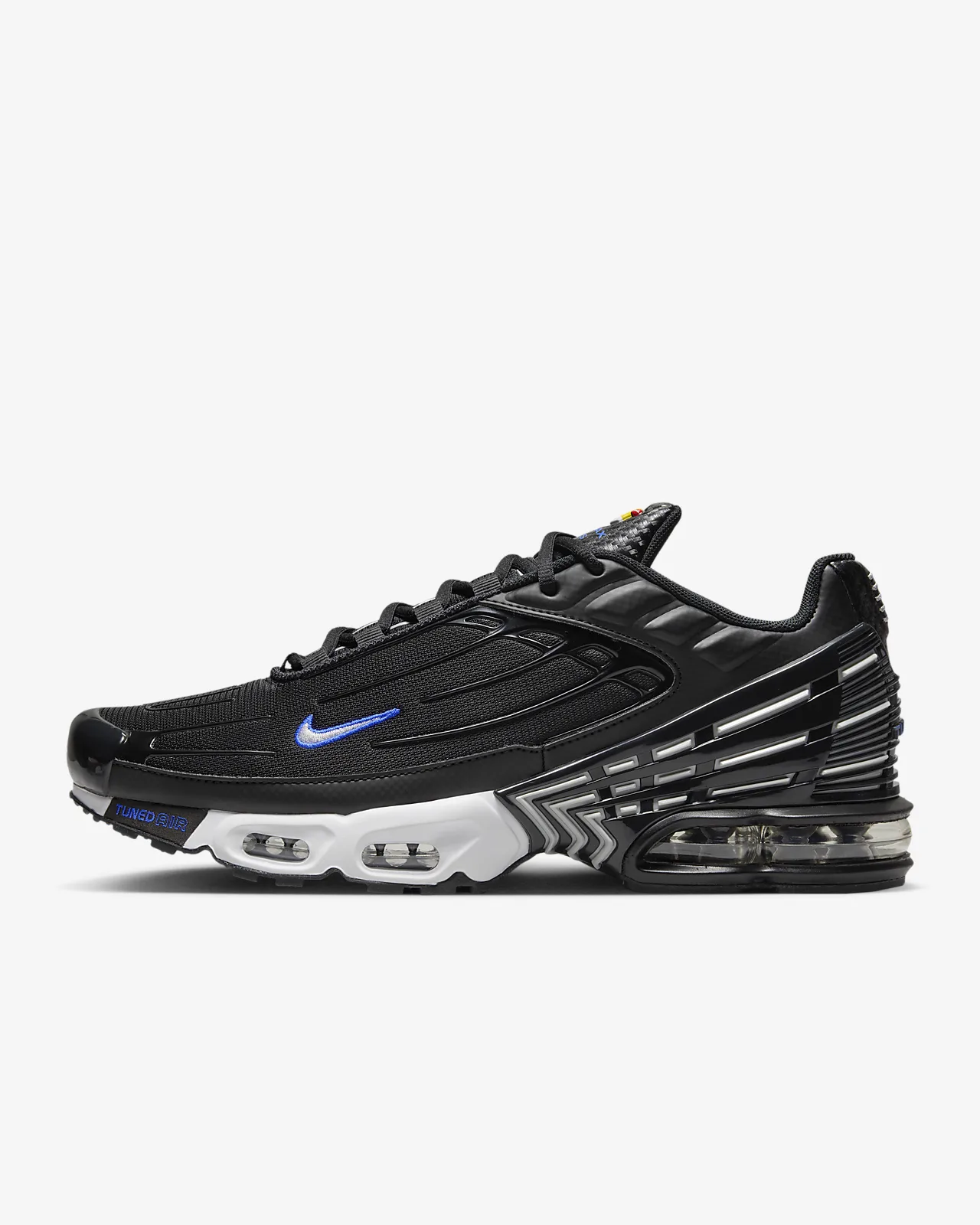 Tênis NK Air Max Plus III Tuned Preto com Azul