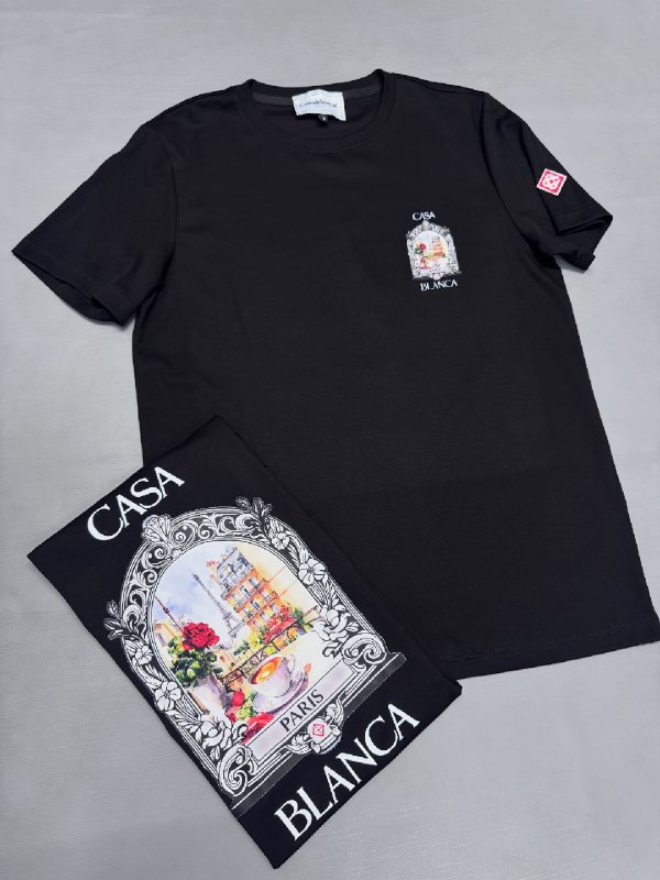 Camiseta Casa Blanca de Luxo Preta