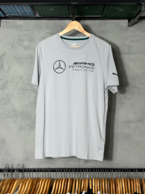 Camiseta Mercedes AMG Cinza