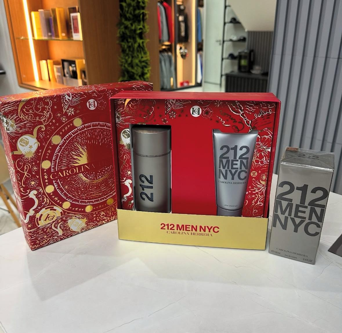 Kit 212 VIP NYC com Creme e Perfume 220ml