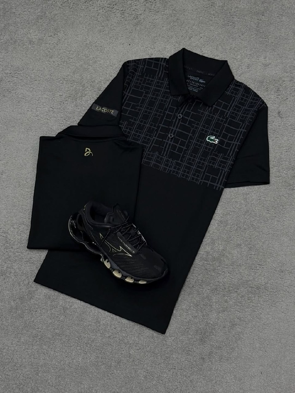 KIT LACOSTE + MIZUNO 4 PEÇAS