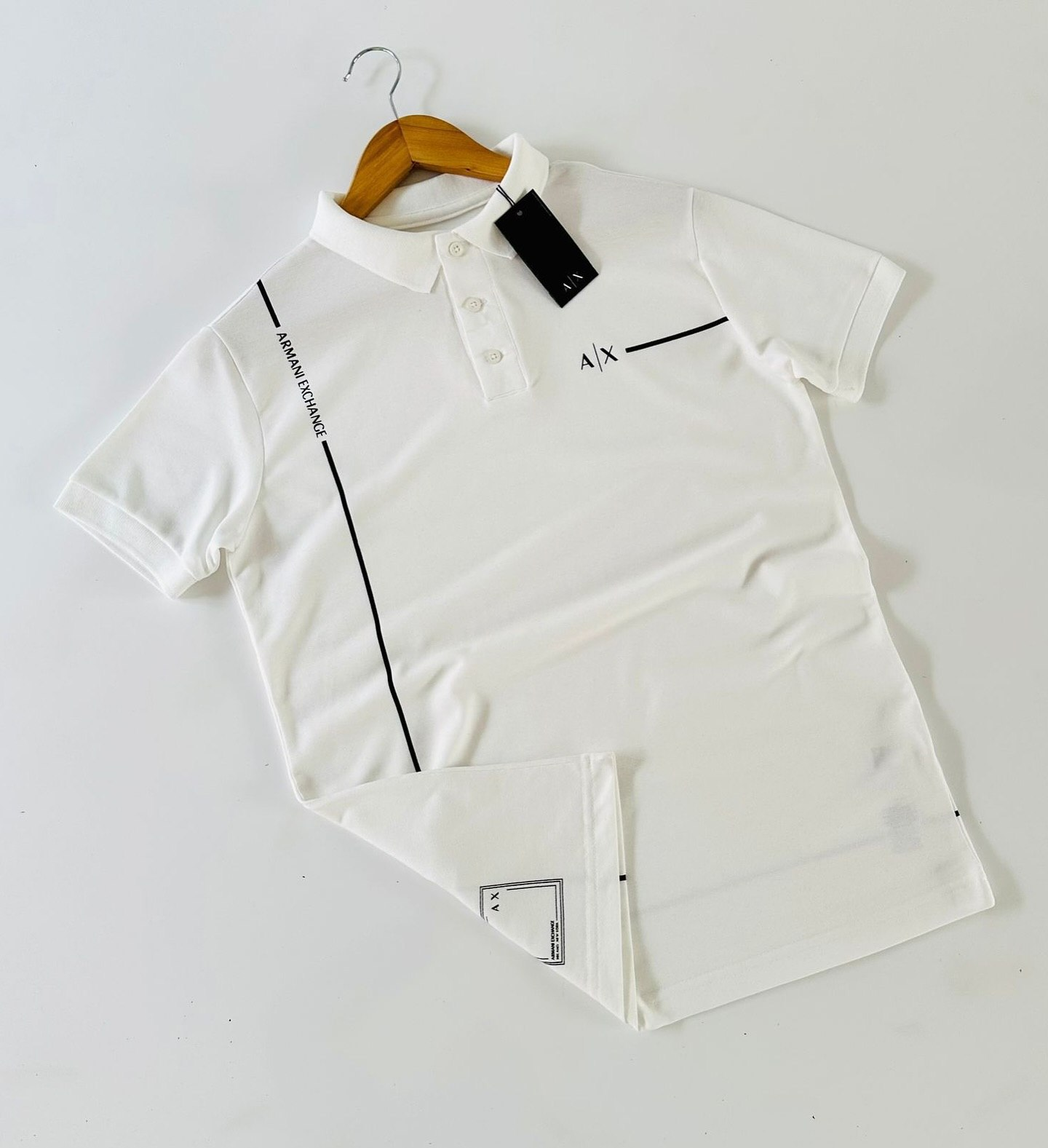 Polo Armani Exchange Branca
