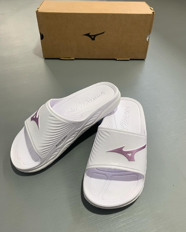 Slide Mizuno Original Prateado Roxo